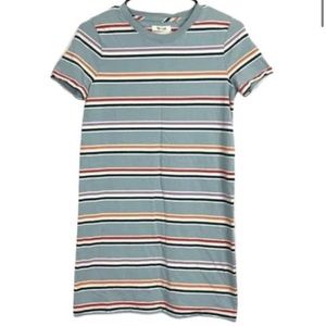 Madewell Striped T-Shirt Dress, Small